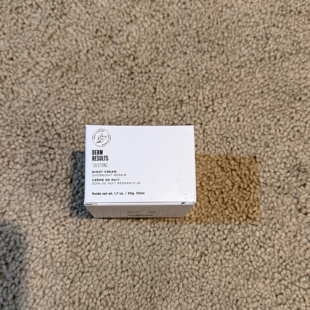 Arbonne Derm Results Night Cream in White Box